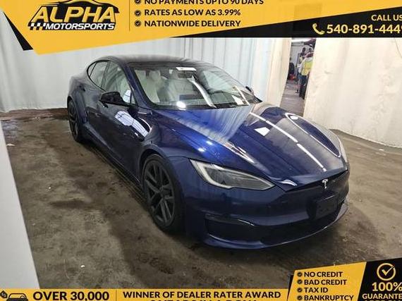 TESLA MODEL S 2022 5YJSA1E50NF489475 image
